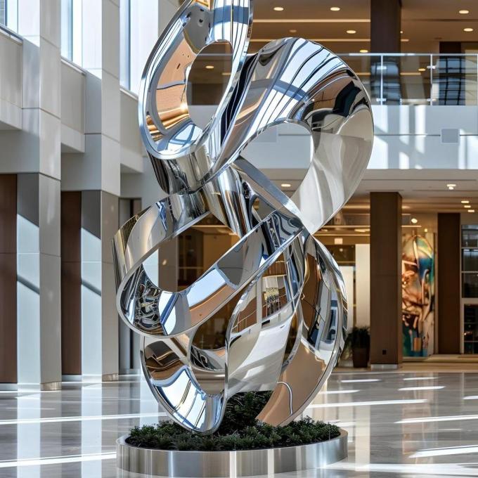 Custom Modern Metal Art Sculptures For Hotels Project 5