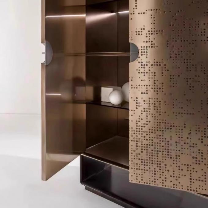 Hotel Italian Wine Cabinet Sideboard Custom Dining Cabinet 1