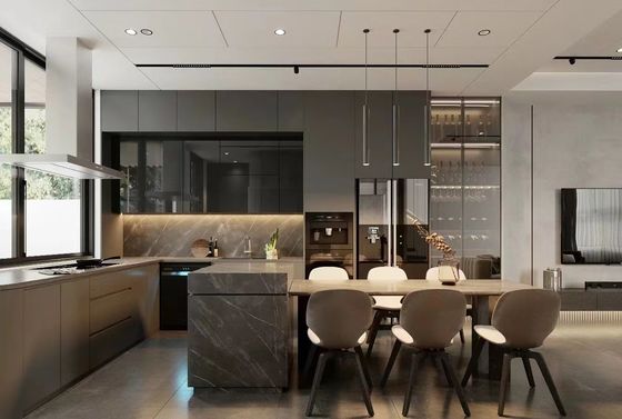 Good price Custom Marble Dining Table Set Hotel Modern Restaurant Banquette Seating online