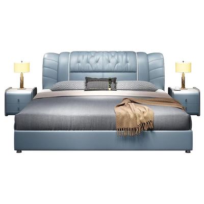 Good price Soft Hotel Luxury Leather Bed Modern Storage Leather Bed online