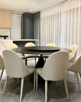 Good price Creative Rock Plate	Luxury Hotel Furniture Rotating Round Table Chairs online