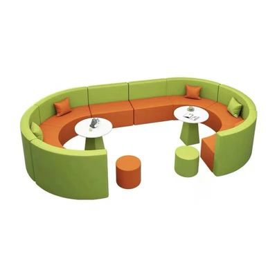 Good price Hotel Lobby Reception Sofa Set Solid Wood Fabric Reception Room Furniture online