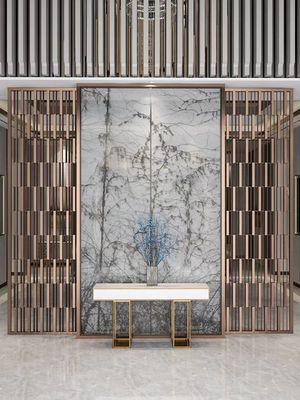 Good price Luxury Stainless Steel Metal Screen Partition Modern Metal Partition Screen online