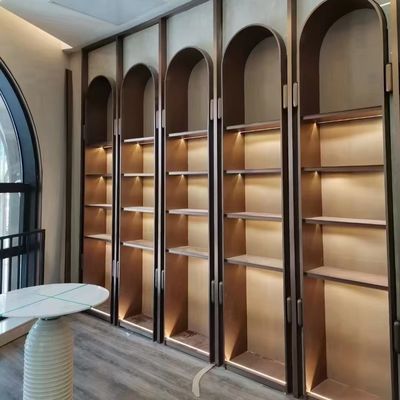 Good price Modern Stainless Steel Hotel Room Cabinets Custom Integrated Molding Hotel Room online