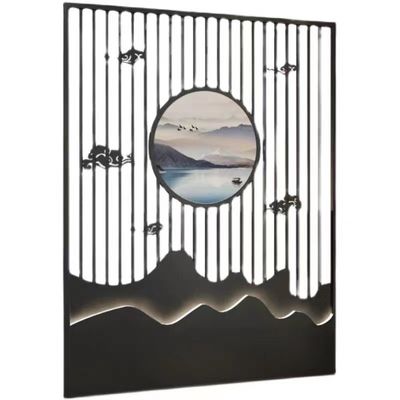 Good price Screen Stainless Steel Hotel Furniture Frosted Decorative Room Partition online