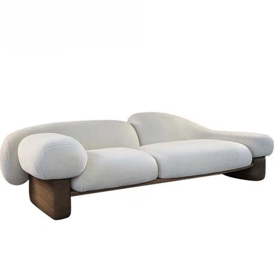 Good price Italian Minimalist Hotel Lobby Furniture Nordic Fabric Cloud Shape Light Luxury Curved Sofa online