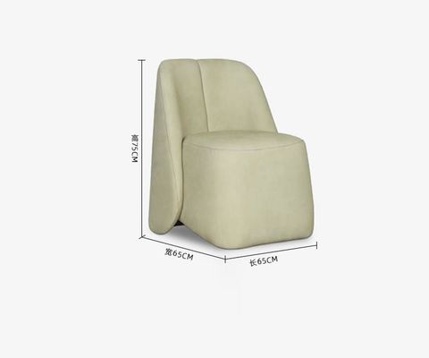 Good price Minimalist 5 Star Hotel Lobby Furniture Velvet Single Lazy Sofa Chair online
