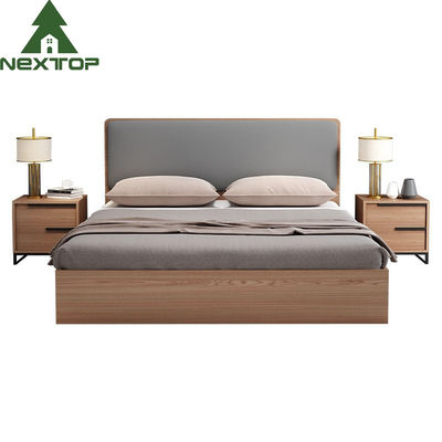 Good price Modern Hotel Bedroom Furniture Wooden Structure Double Storage Bed For Home online