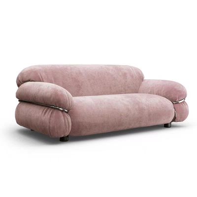 Good price Star Hotel Room Minimalist Steel Ring Sofa Guest Room Center Reception online