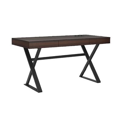 Good price X - Leg Desk Light Luxury Hotel Room Furniture Study Office Black Computer Desk online