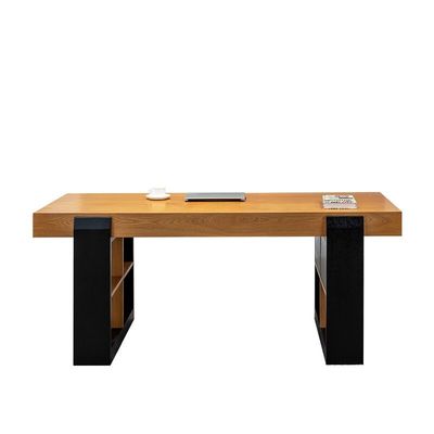 Good price Khaki Rectangular Casual Office Desk For Hotel Room Apartment online