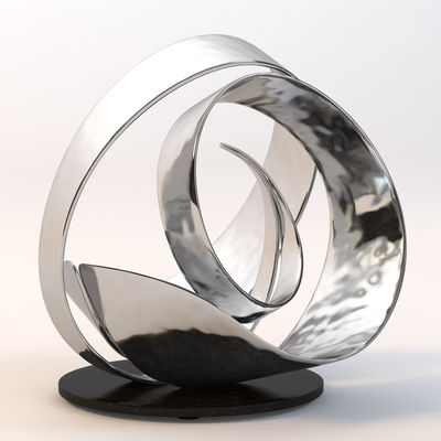 Good price Stainless Steel Water Ripple Art Sculpture Hotel Leisure Area Design Furniture online