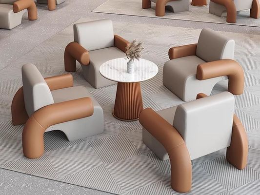 Good price Five-star Hotel Lobby Furniture Negotiation Sofa Table And Chair Combination online