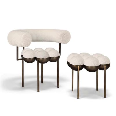 Good price Creative Leisure Stainless Steel Dining Chair Alien Personality Single Chair online