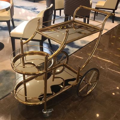 Good price Five-star Hotel Restaurant Food Trolley Wine Trolley Mobile Trolley online