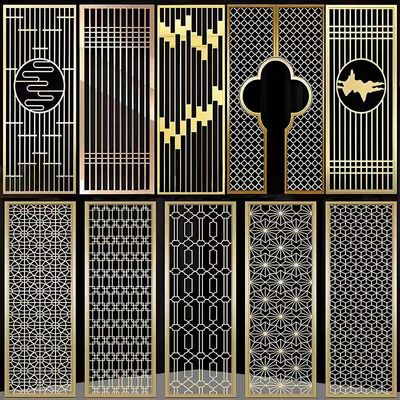 Buy Light Custom Room Divider Screens Modern Luxury Stainless Steel Room Partition online manufacture