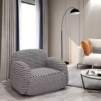 Buy Modern Lattice Hotel Room Sofa Single Light Luxury Solid Wood Sofa online manufacture
