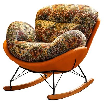 Buy Retro Classic Rocking Sofa Chair Simple Palace Grain For Hotel Home online manufacture