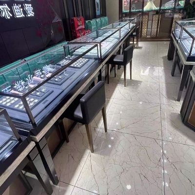 Buy Anti Rust Luxury Display Cabinets Hardware Mall High End Display Cabinets online manufacture