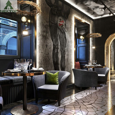 Buy Customization Pub Table Chairs Combination Metal Leisure Drinks Table Fabric Sofa Card Seat online manufacture