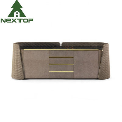 Buy 75 Inch TV Stand Set Modern Metal Luxury Room Furniture Marble Top Storage Cabinet online manufacture