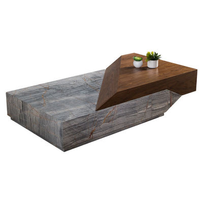 Buy Creative Marble Solid Wood Coffee Table Light Luxury Italian Style Furniture online manufacture