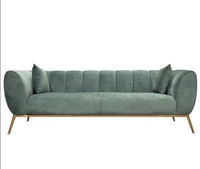 Buy Modern Interior Green Velvet Sofa For Star Hotel Room Reception online manufacture