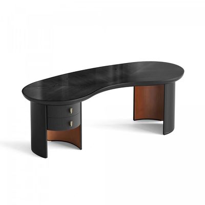 Buy Five Star Hotel Hospitality Cashew Shaped Boss Desk Office Study Room online manufacture