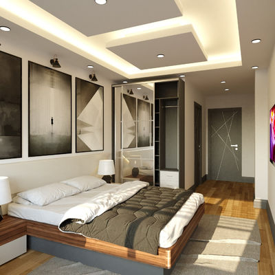 Buy 5 Star Hotel Bedroom Furniture Space Optimization Interior Room Decoration online manufacture