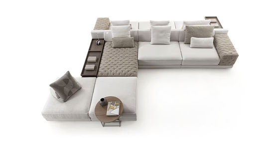 Buy Practical Sectional Double-Sided Fabric Sofa For Multipurpose Large Space online manufacture