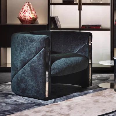 Buy Italian Light Luxury Armchair Premium Sense Of Leisure Fabric Single Sofa Chair online manufacture