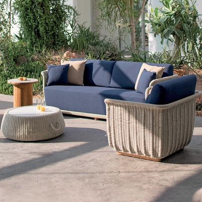 Buy Luxury Five-Star Hotel Outdoor Rattan Sofa Combination 6 seating online manufacture