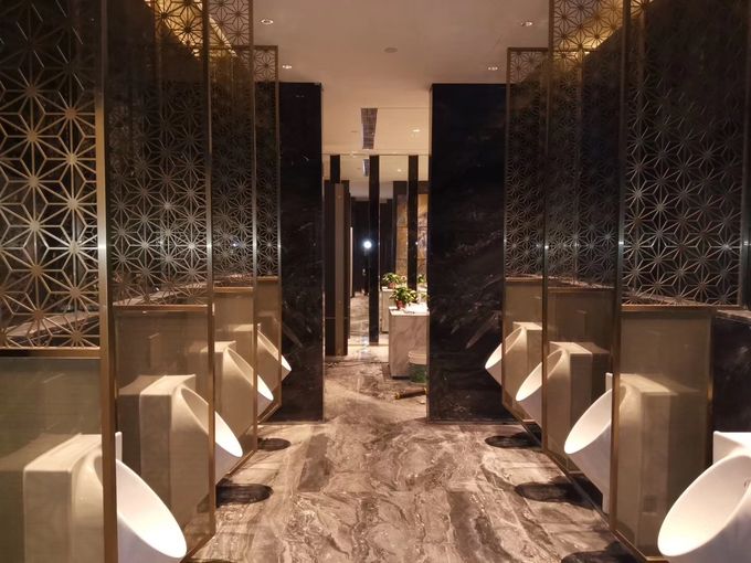 Stainless Steel Metal Laser Cutting Screen For Luxury Hotel Lobby 4