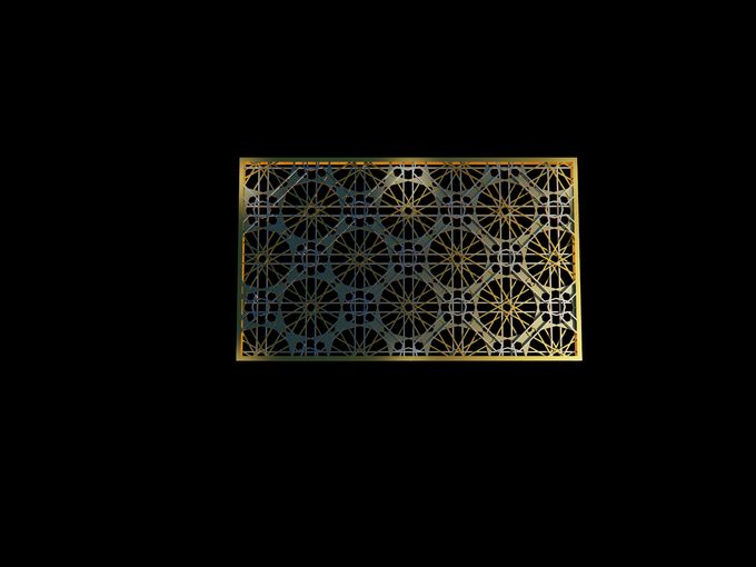 Stainless Steel Metal Laser Cutting Screen For Luxury Hotel Lobby 1