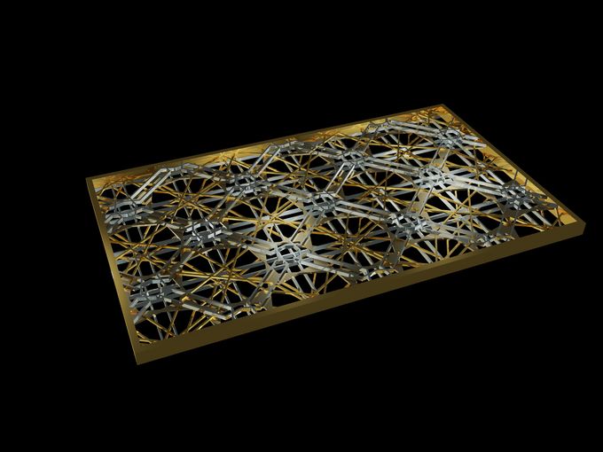 Stainless Steel Metal Laser Cutting Screen For Luxury Hotel Lobby 0