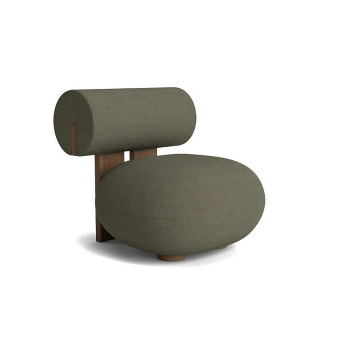 Light Luxury Hotel Furniture Creative Living Room Solid Wood Single Lazy Sofa 4