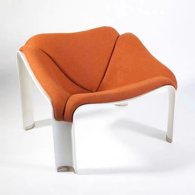 Nordic Hotel Lobby Furniture Fiberglass Shaped Space Backrest Leisure Chair 1