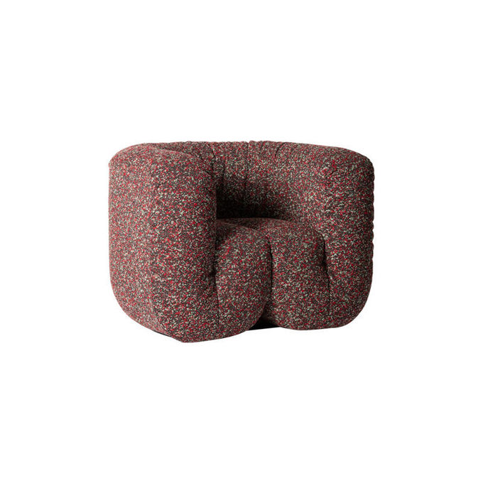 100*85*75 cm Hotel Lobby Furniture Fabric U Shaped Creative Single Leisure Chair 3