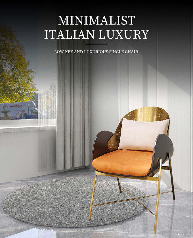 Creative Custom Stainless Steel Dining Chair For Office Building 1