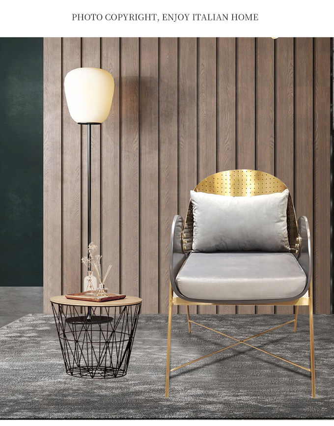 Creative Custom Stainless Steel Dining Chair For Office Building 0