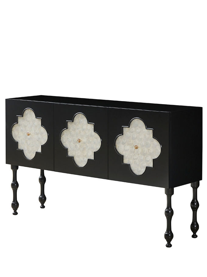 Modern Living Room Cabinets Custom American Solid Wood Shell Decorative Cabinet 0