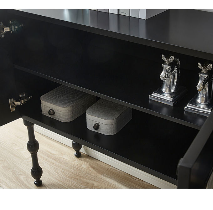 Modern Living Room Cabinets Custom American Solid Wood Shell Decorative Cabinet 2