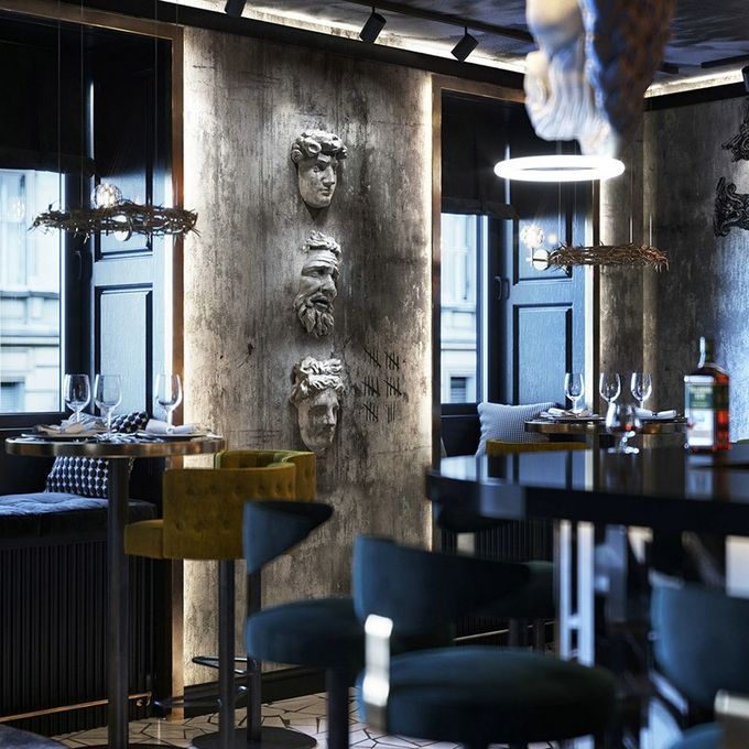 Customization Pub Table Chairs Combination Metal Leisure Drinks Table Fabric Sofa Card Seat 0