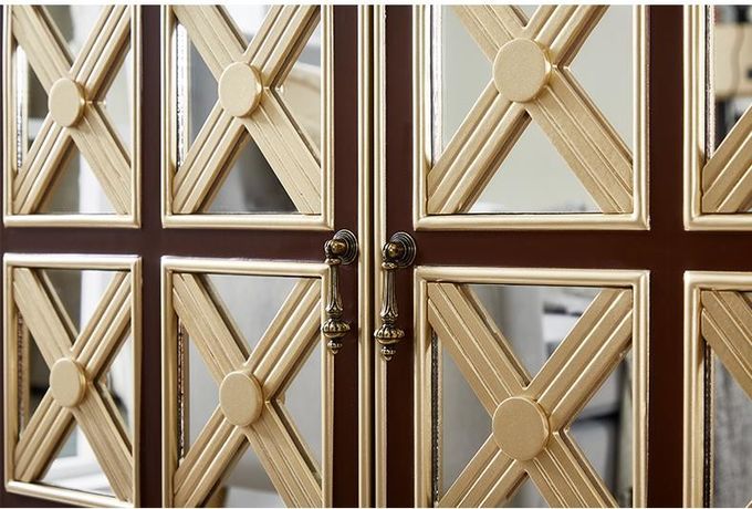 European Neoclassical Hotel Room Cabinets Solid Wood Living Room Against The Wall Storage Cabinet 4