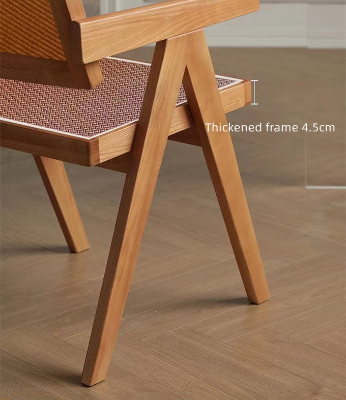 Restaurant Coffee Shop Bistro Commercial Furniture Ash Solid Wooden Dining Set 1