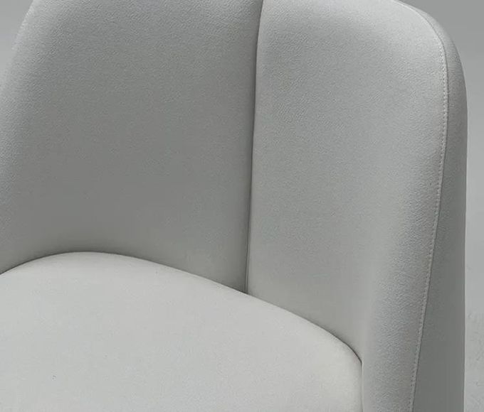 Minimalist 5 Star Hotel Lobby Furniture Velvet Single Lazy Sofa Chair 0