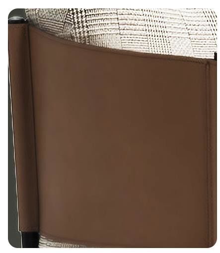 Nordic Single Sofa Chair Modern Leisure Fabric Stainless Steel 2