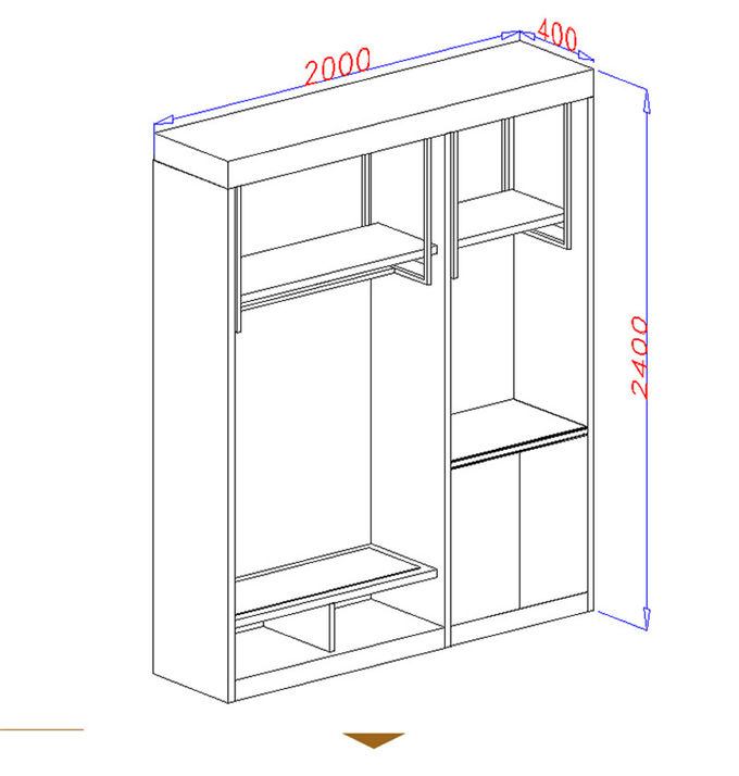 3 4 5 Star Luxury Wooden Bed With Nightstand Motel Hotel Resort Bedroom Furniture 4