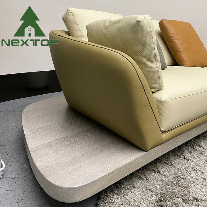 Custom Interior Luxury Sofa Furniture Elegant Curved Floor Seating Sofa 0