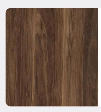 Nordic Style Walnut Dining Chair Light Luxury Genuine Leather Solid Black 3